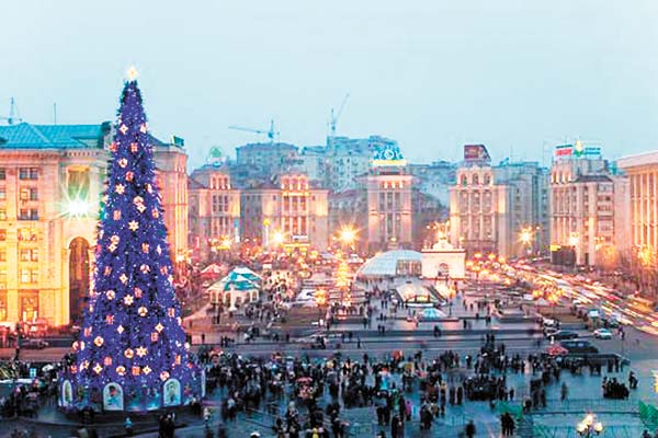 Киев перед Новым годом