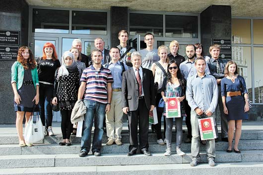 иностранные студенты, приехавшие в Беларусь на практику по программе обмена (IAESTE)