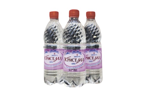 вода в бутылках от «Минск Кристалл»