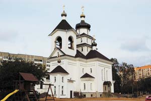 Церковь Софии Слуцкой в Минске на площади Казинца