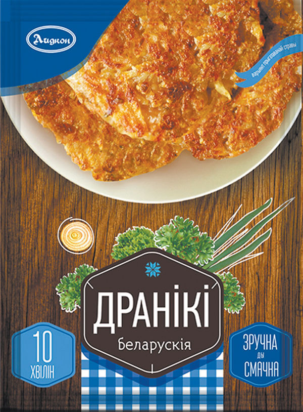 «Драники белорусские» из серии «Блюда белорусской кухни» ОАО «Лидапищеконцентраты»