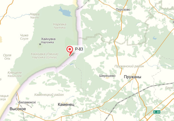 пункт упрощенного пересечения границы «Переров-Беловежа»