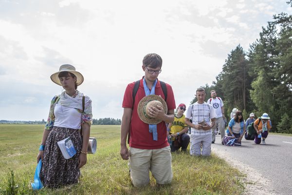 молитва в пути