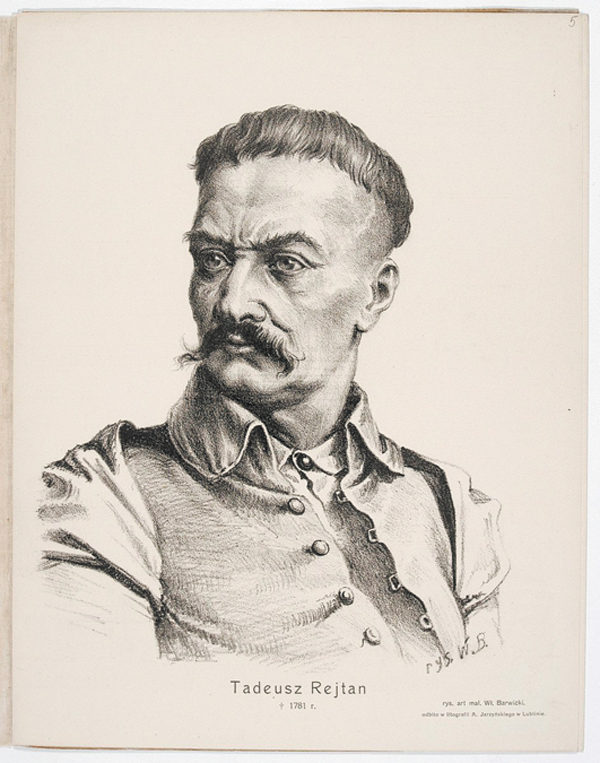 портрет Тадеуша Рейтана, выполненный польским художником Владиславом Барвицким